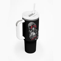 Skeleton Girl Tumbler With Handle Yes I'm A Bicth - Not Yours - Wonder Print Shop