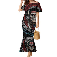 Native American Skull Mermaid Dress American History Begins With Native History - Wonder Print Shop