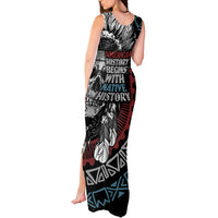 Native American Skull Tank Maxi Dress American History Begins With Native History - Wonder Print Shop