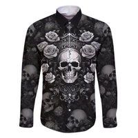 Skull Family Matching Long Sleeve Bodycon Dress and Hawaiian Shirt I Am Who I Am Your Approval Isn't Needed - Wonder Print Shop