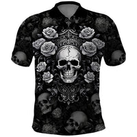 Skull Polo Shirt I Am Who I Am Your Approval Isn't Needed - Wonder Print Shop