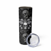 Skull Skinny Tumbler I Am Who I Am Your Approval Isn't Needed - Wonder Print Shop
