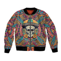 Mexico Skull Bomber Jacket Let's Move To Mexico - Wonder Print Shop