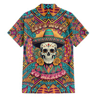 Mexico Skull Family Matching Tank Maxi Dress and Hawaiian Shirt Let's Move To Mexico - Wonder Print Shop