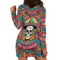 Mexico Skull Hoodie Dress Let's Move To Mexico - Wonder Print Shop