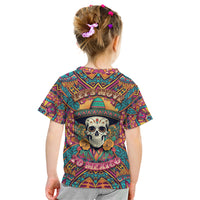 Mexico Skull Kid T Shirt Let's Move To Mexico - Wonder Print Shop