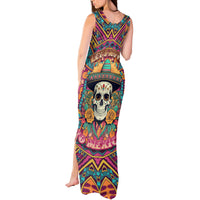 Mexico Skull Tank Maxi Dress Let's Move To Mexico - Wonder Print Shop