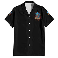 Which Lucky One Are You Skull Tiki Family Matching Off Shoulder Long Sleeve Dress and Hawaiian Shirt - Wonder Print Shop