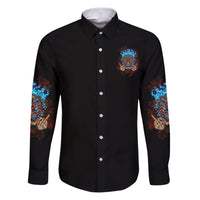 Which Lucky One Are You Skull Tiki Family Matching Puletasi Dress and Hawaiian Shirt - Wonder Print Shop