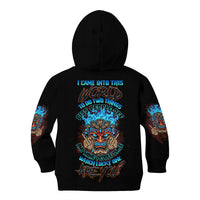 Which Lucky One Are You Skull Tiki Kid Hoodie - Wonder Print Shop