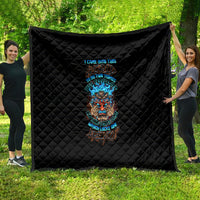 Which Lucky One Are You Skull Tiki Quilt - Wonder Print Shop