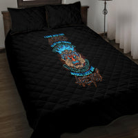 Which Lucky One Are You Skull Tiki Quilt Bed Set - Wonder Print Shop
