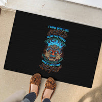 Which Lucky One Are You Skull Tiki Rubber Doormat - Wonder Print Shop