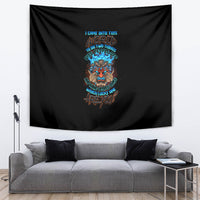Which Lucky One Are You Skull Tiki Tapestry - Wonder Print Shop