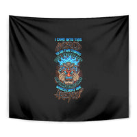 Which Lucky One Are You Skull Tiki Tapestry - Wonder Print Shop
