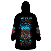 Which Lucky One Are You Skull Tiki Wearable Blanket Hoodie - Wonder Print Shop