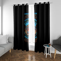 Which Lucky One Are You Skull Tiki Window Curtain - Wonder Print Shop
