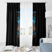 Which Lucky One Are You Skull Tiki Window Curtain - Wonder Print Shop
