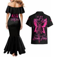 In My Next Life I Want To Be The Karma Fairy Couples Matching Mermaid Dress and Hawaiian Shirt - Wonder Print Shop