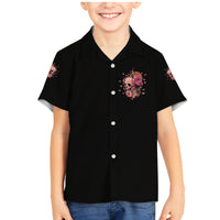 I Am A Sweet Girl Flower Skull Family Matching Mermaid Dress and Hawaiian Shirt - Wonder Print Shop