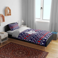 Merry Christmas Y'all Bedding Set Xmas Holiday Patterns - Wonder Print Shop