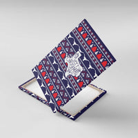 Merry Christmas Y'all Canvas Wall Art Xmas Holiday Patterns - Wonder Print Shop