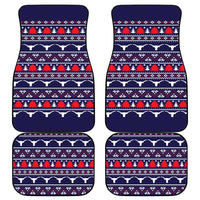 Merry Christmas Y'all Car Mats Xmas Holiday Patterns - Wonder Print Shop