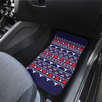 Merry Christmas Y'all Car Mats Xmas Holiday Patterns - Wonder Print Shop
