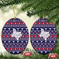 Merry Christmas Y'all Ceramic Ornament Xmas Holiday Patterns - Wonder Print Shop