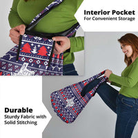 Merry Christmas Y'all Grocery Bag Xmas Holiday Patterns - Wonder Print Shop