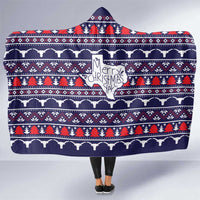 Merry Christmas Y'all Hooded Blanket Xmas Holiday Patterns - Wonder Print Shop