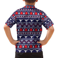 Merry Christmas Y'all Kid Hawaiian Shirt Xmas Holiday Patterns - Wonder Print Shop