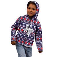 Merry Christmas Y'all Kid Hoodie Xmas Holiday Patterns - Wonder Print Shop