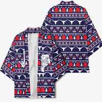 Merry Christmas Y'all Kimono Xmas Holiday Patterns - Wonder Print Shop