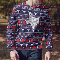 Merry Christmas Y'all Ugly Christmas Sweater Xmas Holiday Patterns - Wonder Print Shop