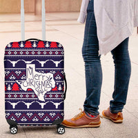 Merry Christmas Y'all Luggage Cover Xmas Holiday Patterns - Wonder Print Shop