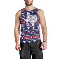 Merry Christmas Y'all Men Tank Top Xmas Holiday Patterns - Wonder Print Shop