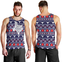 Merry Christmas Y'all Men Tank Top Xmas Holiday Patterns - Wonder Print Shop