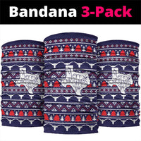 Merry Christmas Y'all Neck Gaiter Xmas Holiday Patterns - Wonder Print Shop