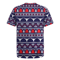 Merry Christmas Y'all Rugby Jersey Xmas Holiday Patterns - Wonder Print Shop