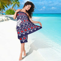 Merry Christmas Y'all Sarong Xmas Holiday Patterns - Wonder Print Shop