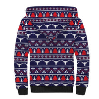 Merry Christmas Y'all Sherpa Hoodie Xmas Holiday Patterns - Wonder Print Shop