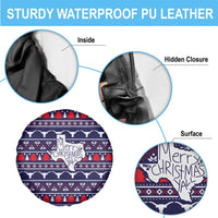 Merry Christmas Y'all Spare Tire Cover Xmas Holiday Patterns - Wonder Print Shop