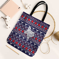 Merry Christmas Y'all Tote Bag Xmas Holiday Patterns - Wonder Print Shop