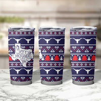 Merry Christmas Y'all Tumbler Cup Xmas Holiday Patterns - Wonder Print Shop