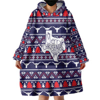 Merry Christmas Y'all Wearable Blanket Hoodie Xmas Holiday Patterns - Wonder Print Shop