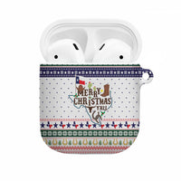 Merry Christmas Yall Texas AirPods Case Xmas Holiday Patterns - Wonder Print Shop
