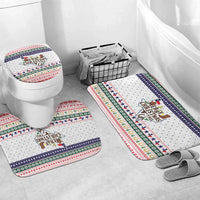 Merry Christmas Yall Texas Bathroom Set Xmas Holiday Patterns - Wonder Print Shop