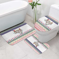 Merry Christmas Yall Texas Bathroom Set Xmas Holiday Patterns - Wonder Print Shop