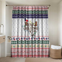 Merry Christmas Yall Texas Bathroom Set Xmas Holiday Patterns - Wonder Print Shop